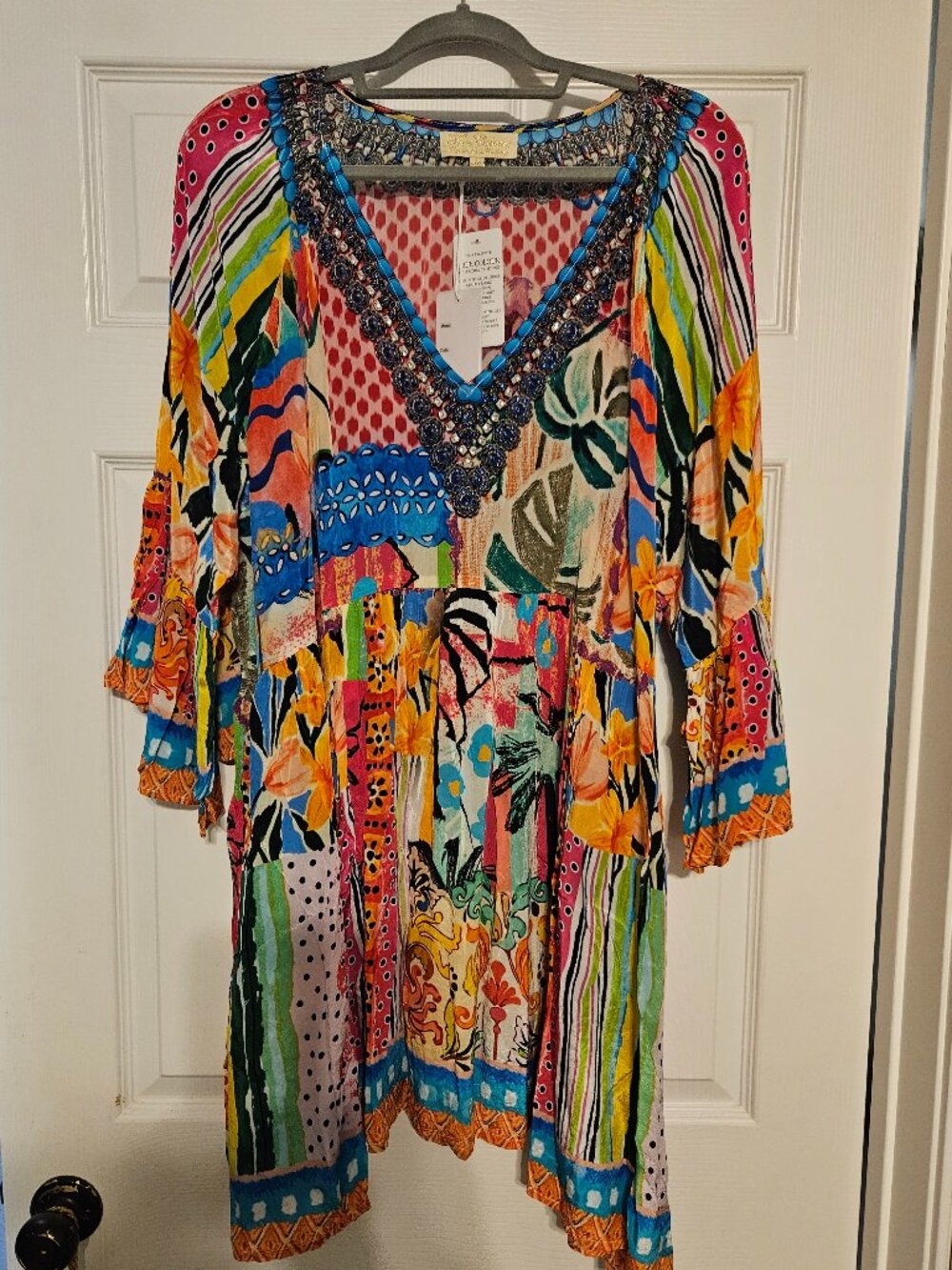 True Colours By La Moda Clothing Swim Pool Beach Resort Cover-Up  Size L/XL